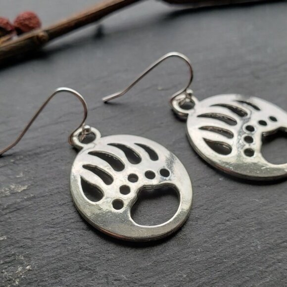 3/$15~Bear Paw Earrings - Picture 2 of 6
